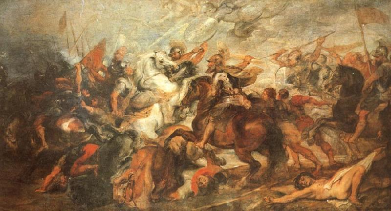 Peter Paul Rubens Henry IV at the Battle of Ivry Sweden oil painting art